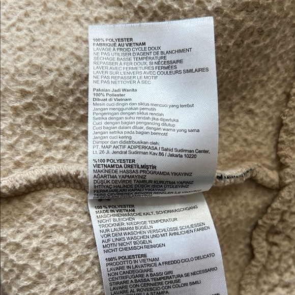 Skechers Go Snuggle Tan Sherpa Zip Up Jacket Womens Size Large - Picture 10 of 14